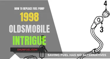 Replacing the Fuel Pump in Your 1998 Oldsmobile Intrigue