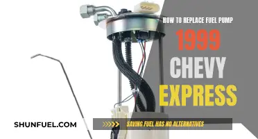 Replacing Fuel Pump in '99 Chevy Express: Step-by-Step Guide