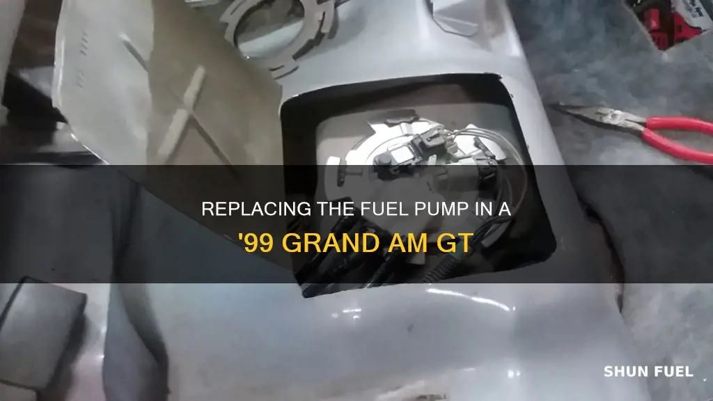 how to replace fuel pump 1999 grand am gt