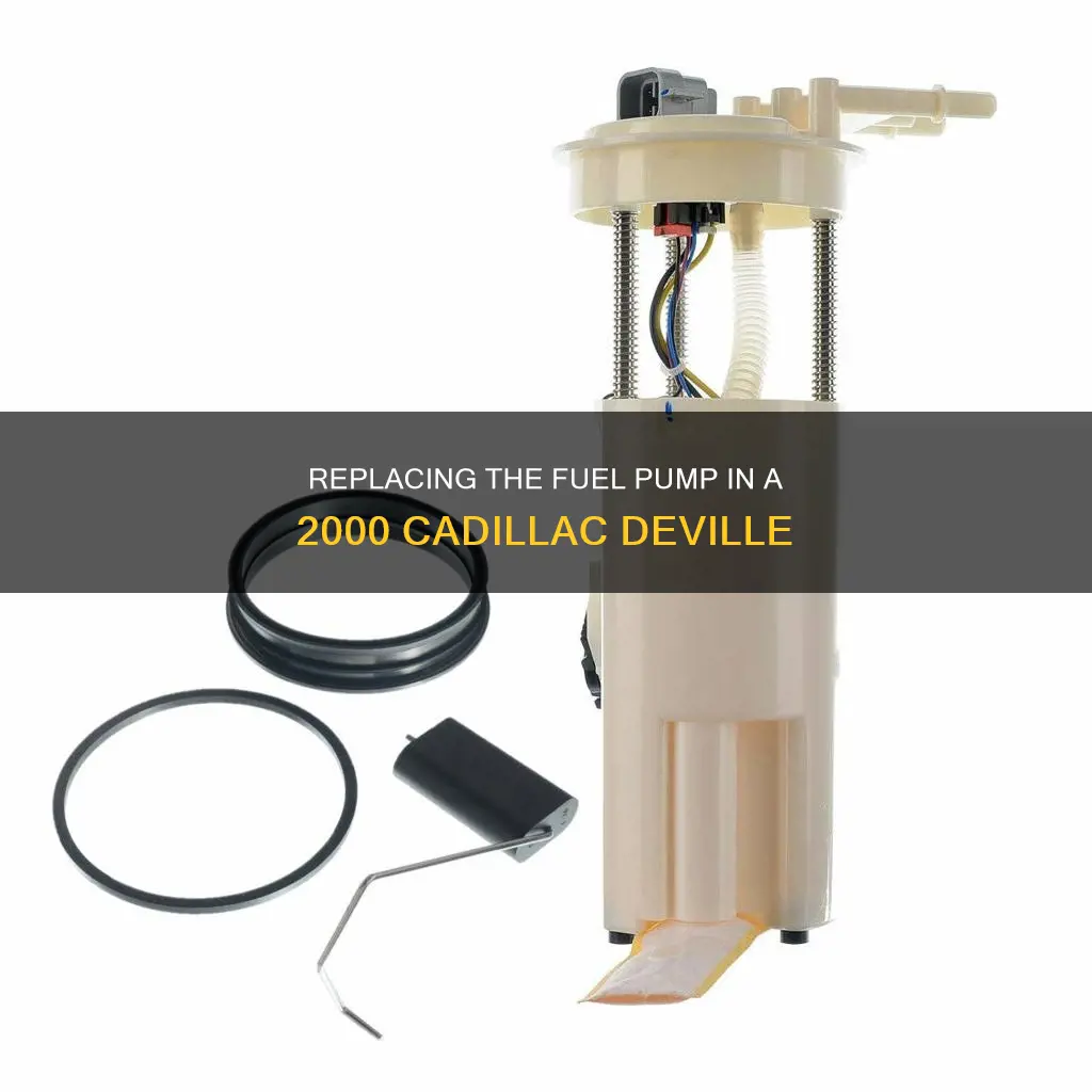 how to replace fuel pump 2000 cadillac deville