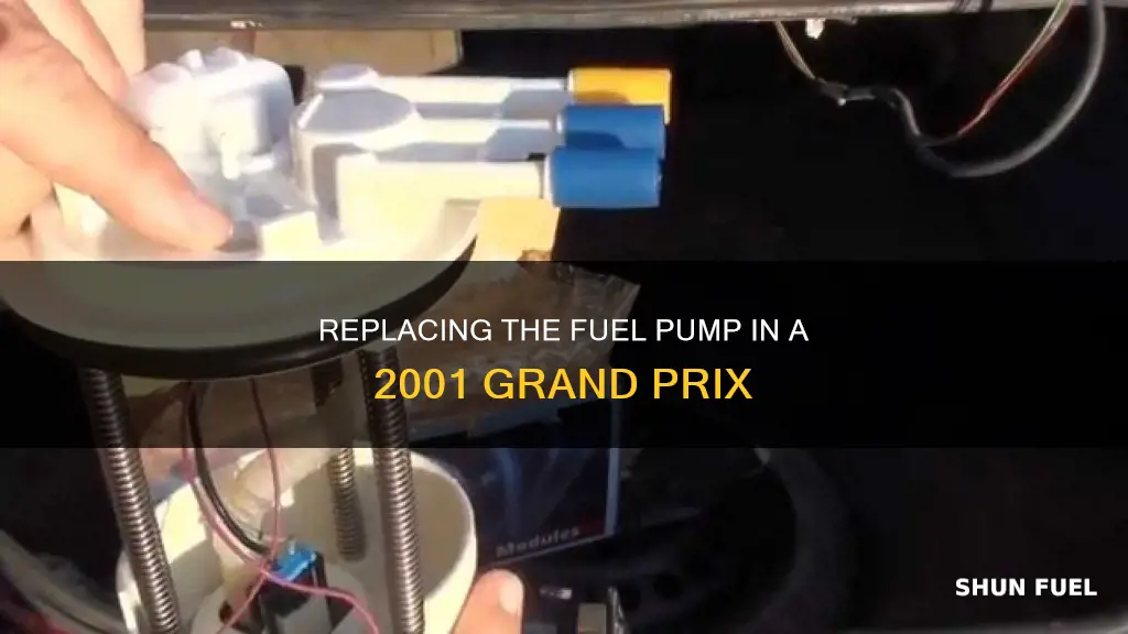 how to replace fuel pump 2001 grand prix