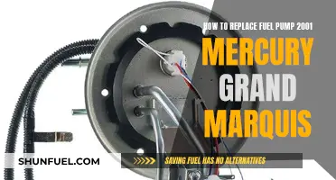 Replacing the Fuel Pump in a 2001 Mercury Grand Marquis