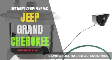 Replacing the Fuel Pump in a 2002 Jeep Grand Cherokee