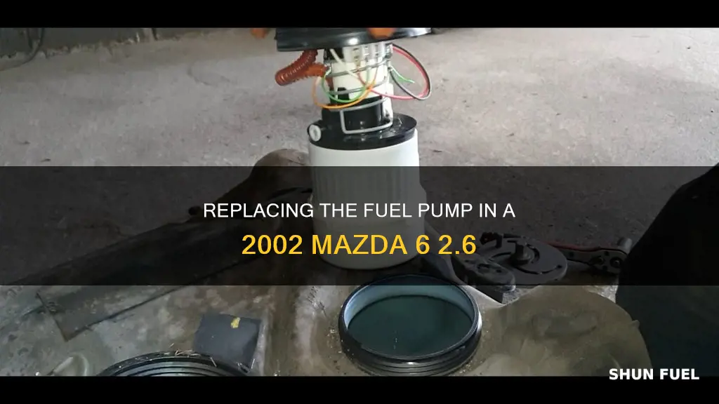 how to replace fuel pump 2002 mazda 6 2 6