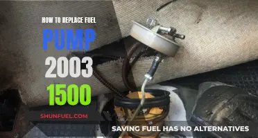 Replacing Fuel Pump in 2003 1500: Step-by-Step Guide