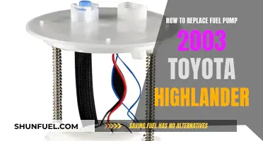 Replacing the Fuel Pump in Your 2003 Toyota Highlander