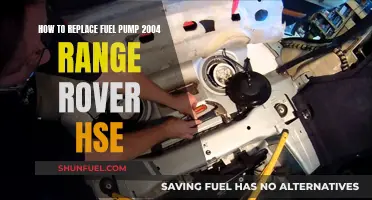 Replacing the Fuel Pump in Your 2004 Range Rover HSE