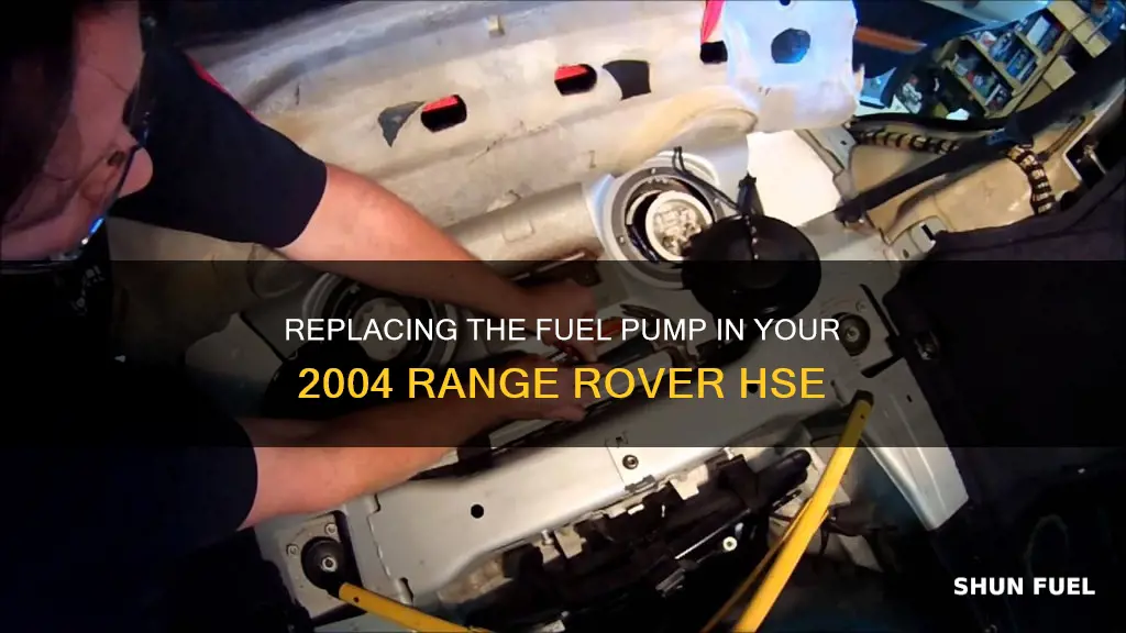 how to replace fuel pump 2004 range rover hse