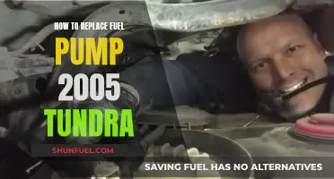 Replacing Fuel Pump in 2005 Tundra: Step-by-Step Guide