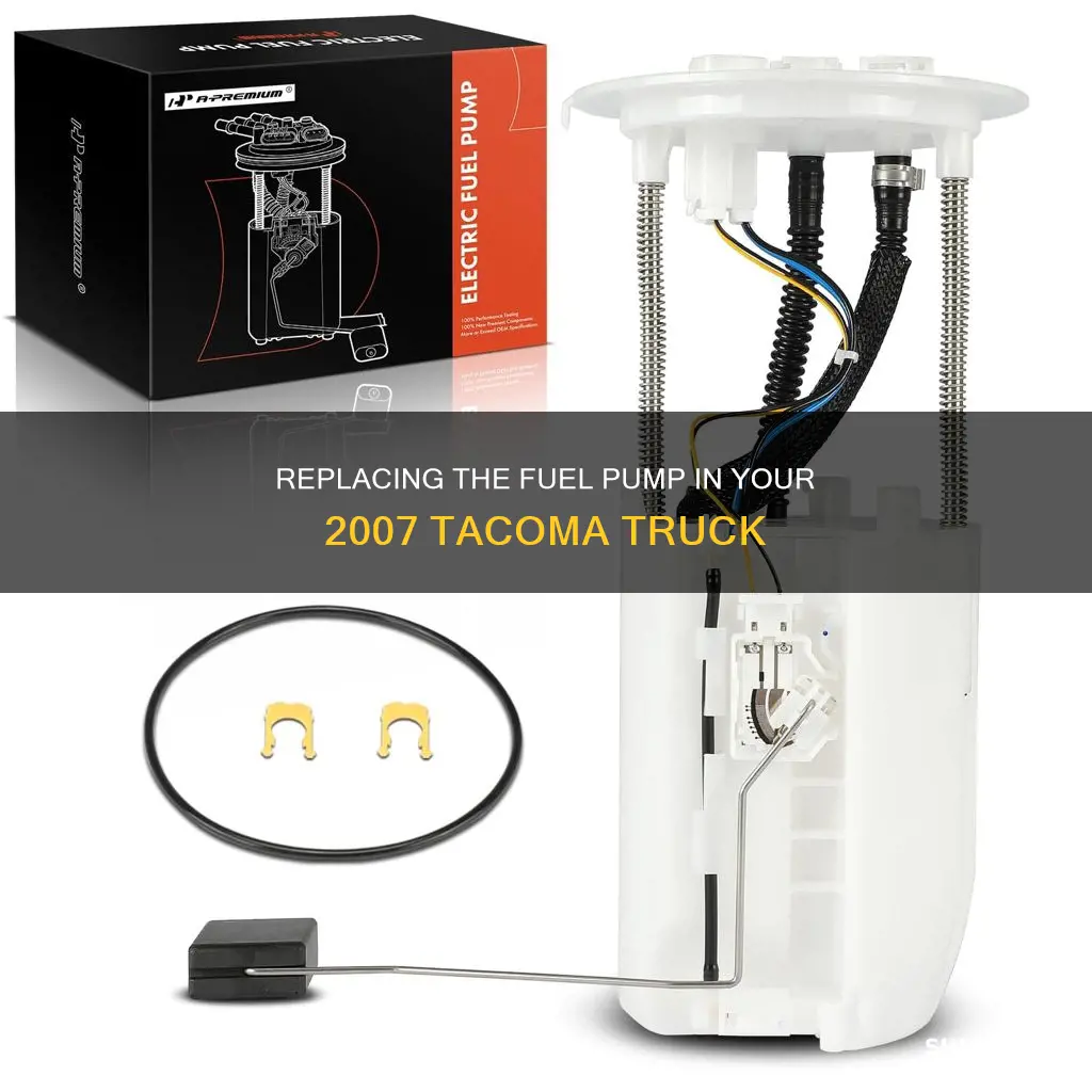 how to replace fuel pump 2007 tacoma