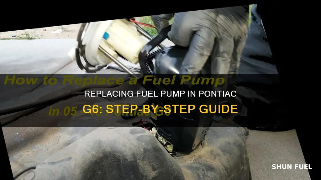 how to replace fuel pump 2008 pontiac g6