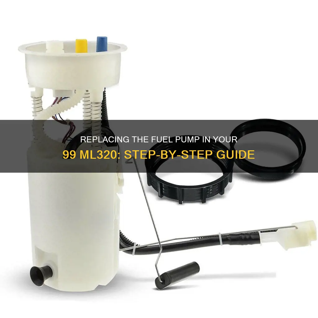 how to replace fuel pump 99 ml320