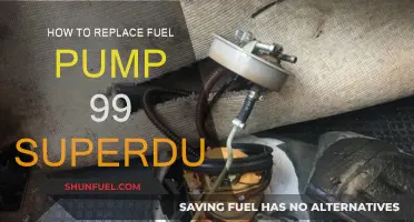 Replacing the Fuel Pump in Your 99 Super Duty