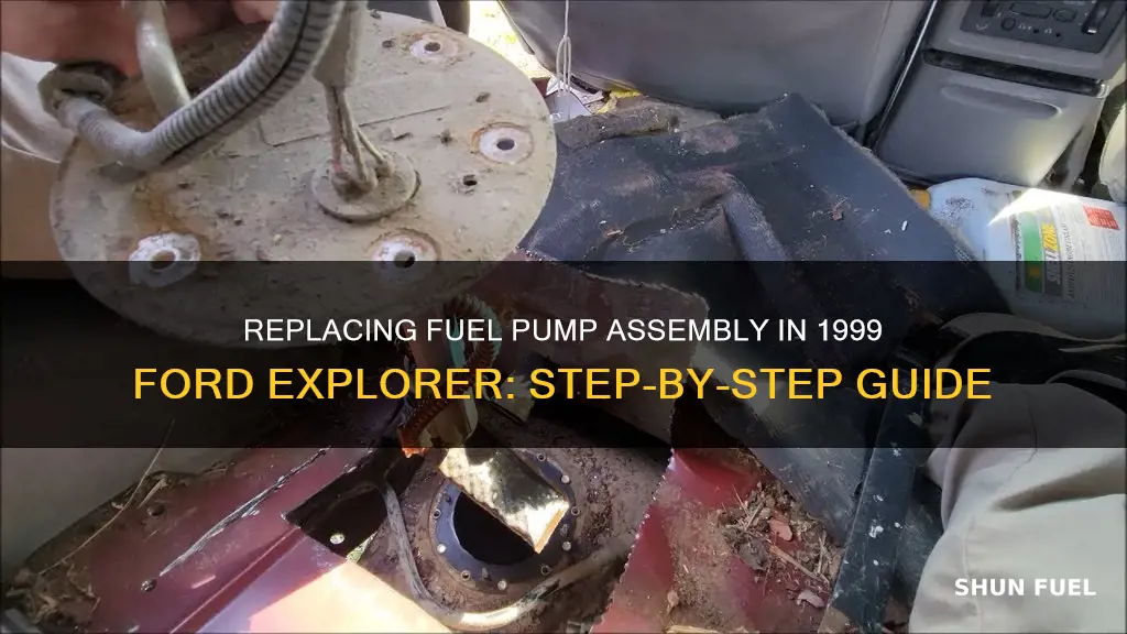 how to replace fuel pump assembly in 1999 ford explorer