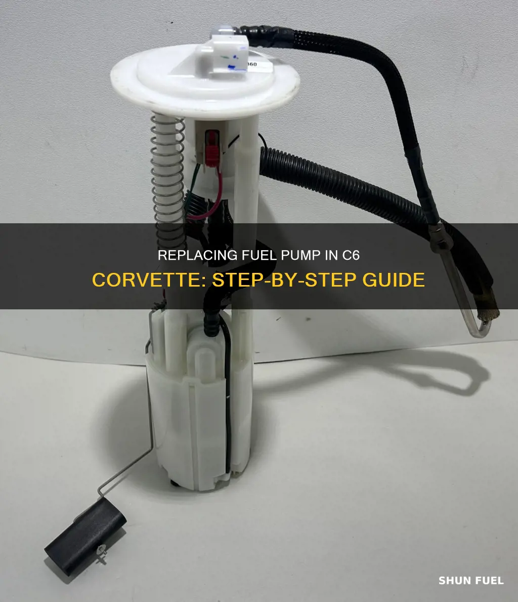 how to replace fuel pump c6 corvette automatic