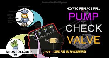 Replacing Your Fuel Pump Check Valve: A Step-by-Step Guide