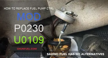 Troubleshooting Guide: Replacing Fuel Pump Control Module