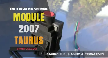 DIY Guide: Replacing Fuel Pump Driver Module in 2007 Taurus