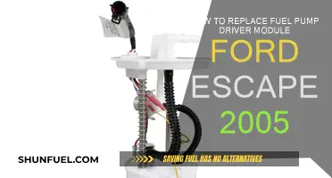 Replacing the Fuel Pump Driver Module in a 2005 Ford Escape