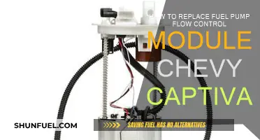 Replacing the Fuel Pump Flow Control Module in a Chevy Captiva