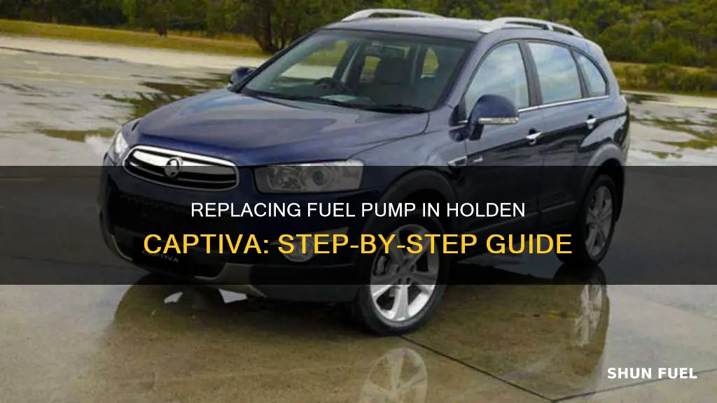 how to replace fuel pump holden captiva