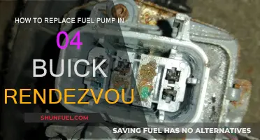 Replacing Fuel Pump in Buick Rendezvous: Step-by-Step Guide