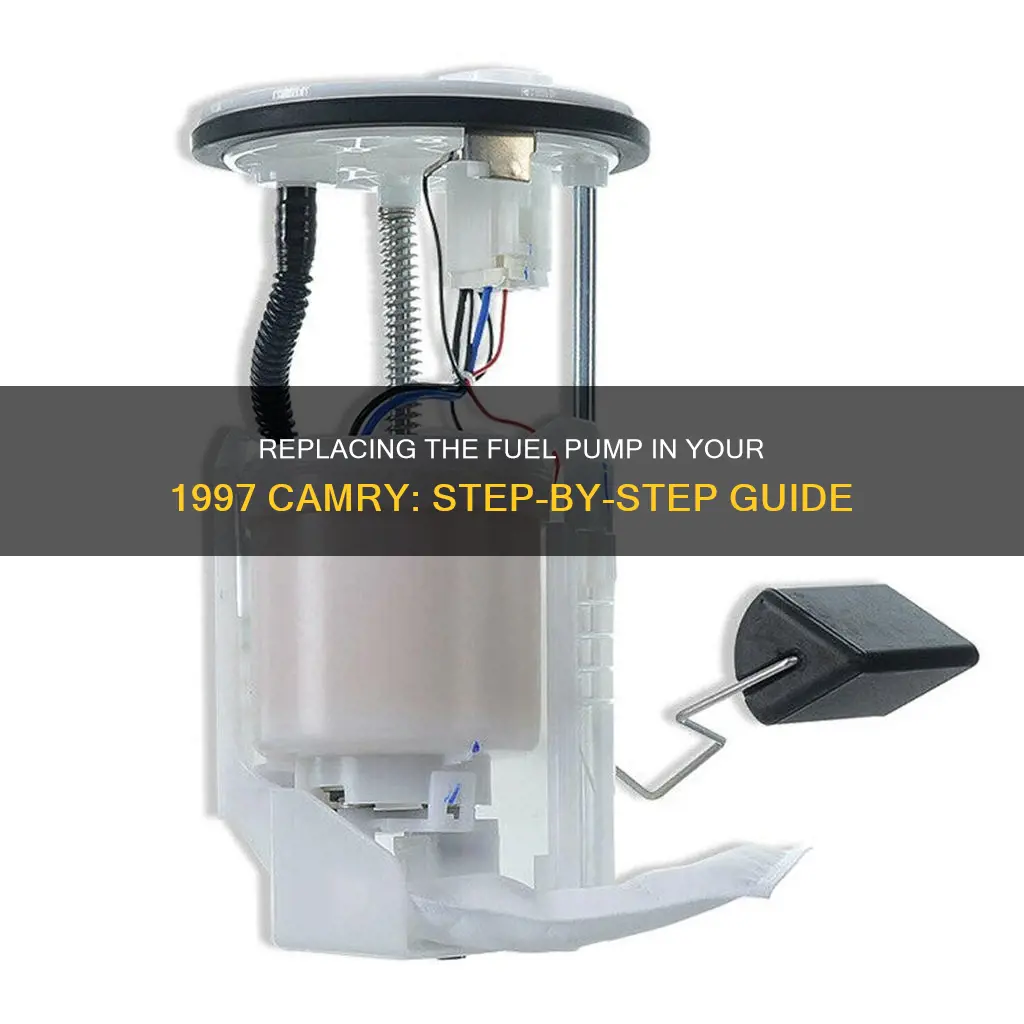 how to replace fuel pump in 1997 camry