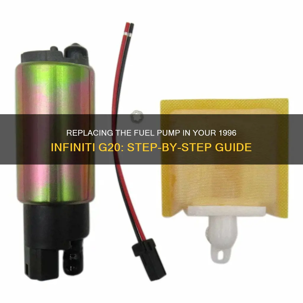 how to replace fuel pump in 96 infiniti g20