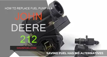 Replacing Fuel Pump in John Deere 212: Step-by-Step Guide