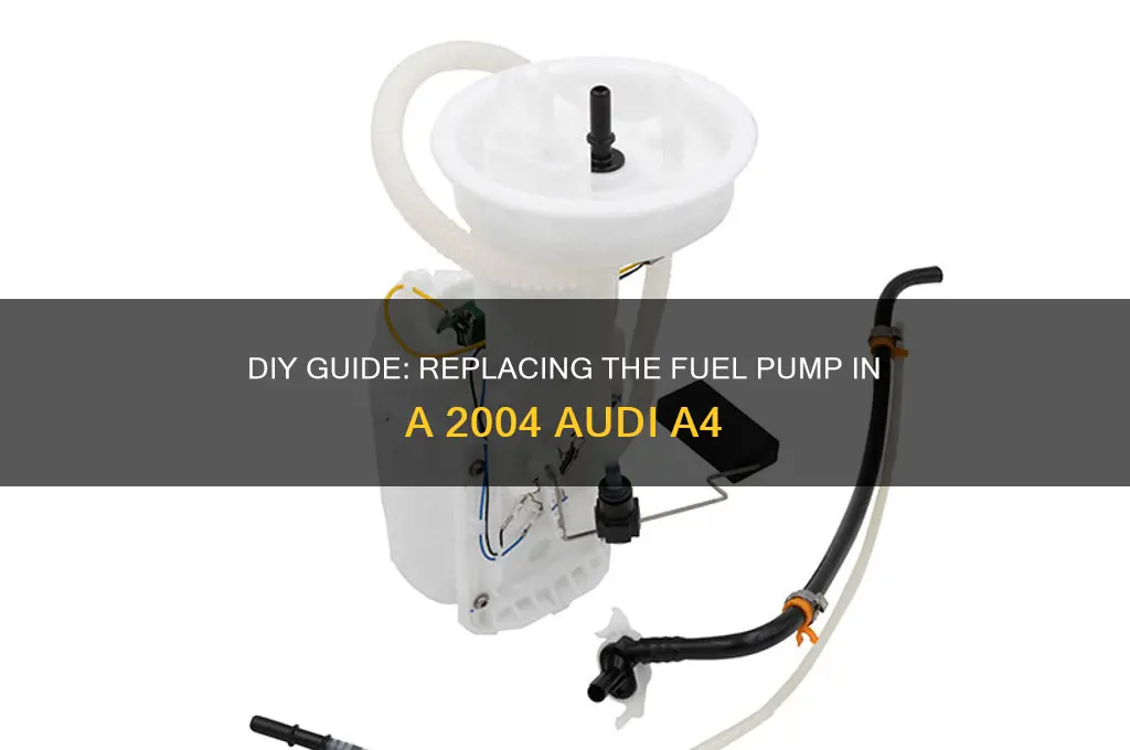 how to replace fuel pump in audi a4 2004