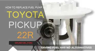 Replacing the Fuel Pump in a Toyota Pickup 22R Engine