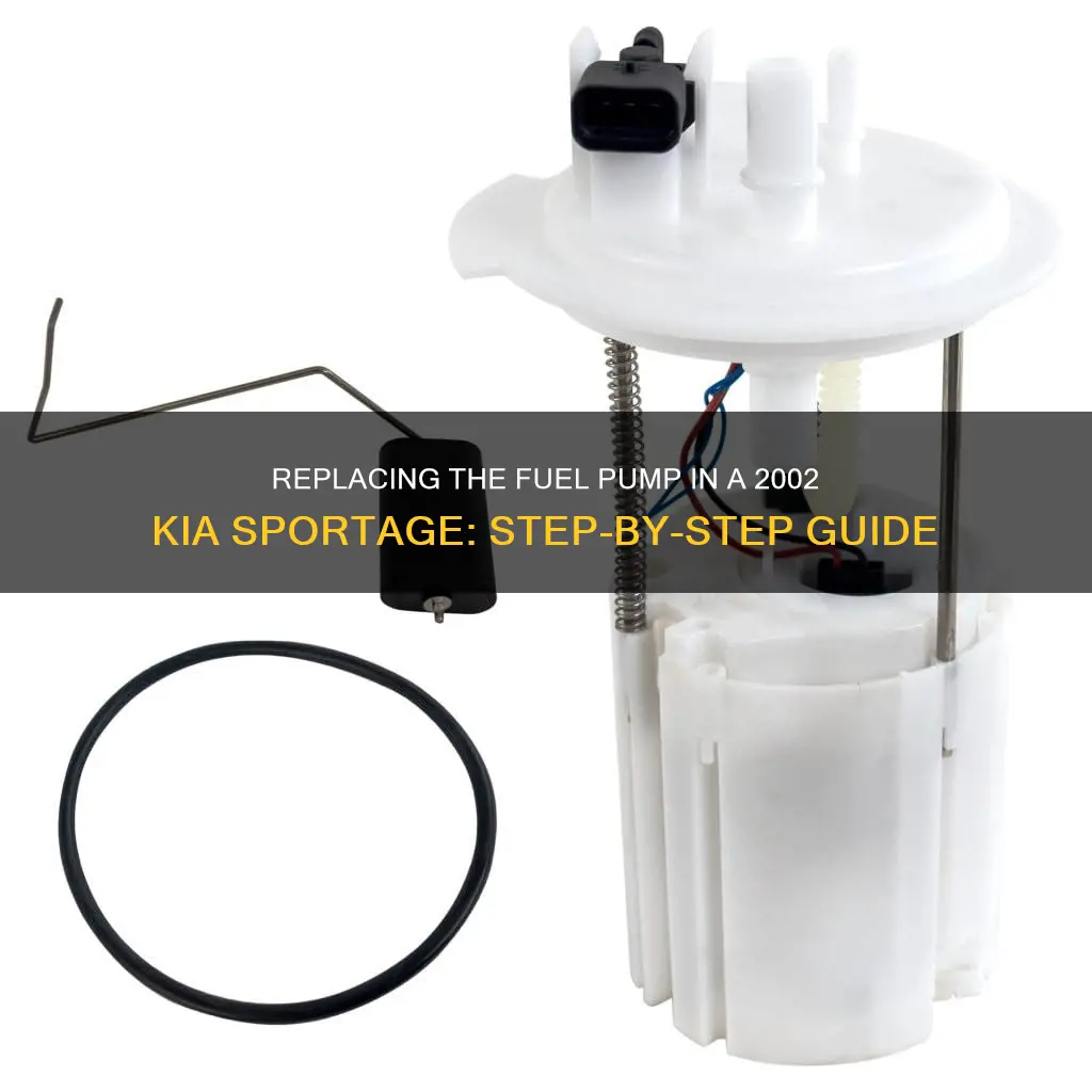 how to replace fuel pump kia sportage 2002