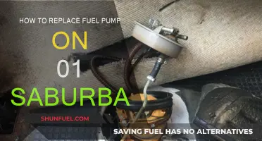 Replacing Fuel Pump in 01 Saburban: Step-by-Step Guide