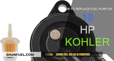 Replacing the Fuel Pump on Your 18 HP Kohler Engine