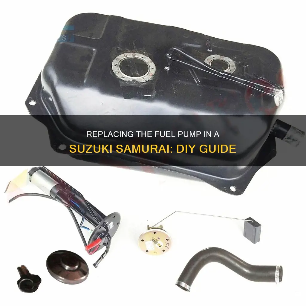 how to replace fuel pump on 1988 suzuki samurai