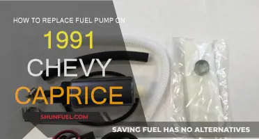 Replacing the Fuel Pump in Your 1991 Chevy Caprice