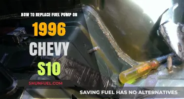 DIY Guide: Replacing the Fuel Pump on a 1996 Chevy S10