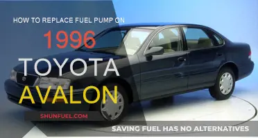 Replacing the Fuel Pump in Your 1996 Toyota Avalon