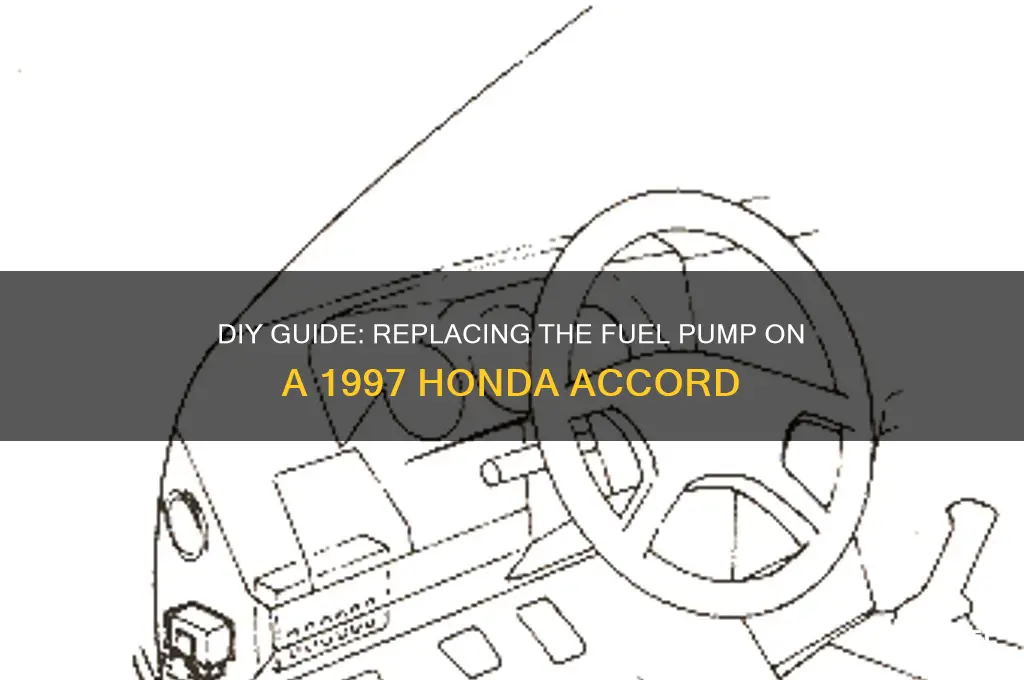how to replace fuel pump on 1997 honda accord