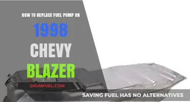 DIY Fuel Pump Replacement Guide for 1998 Chevy Blazer
