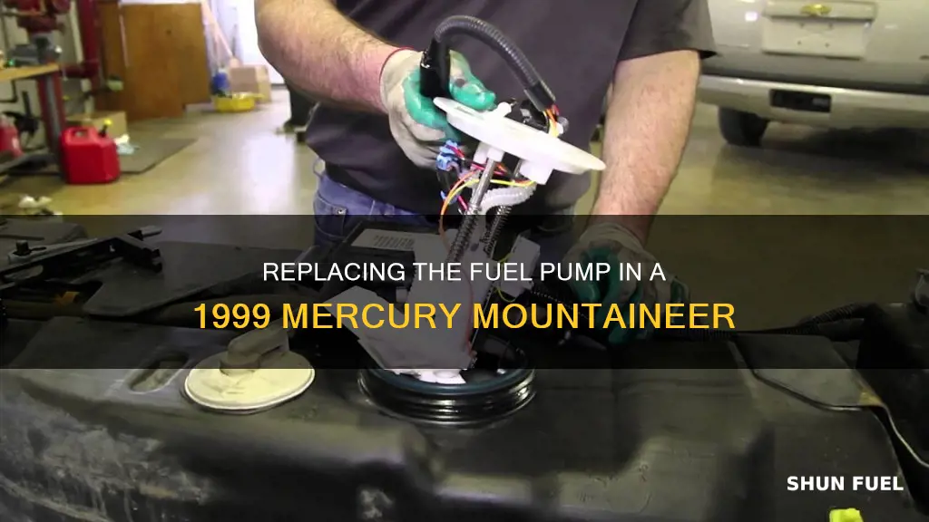 how to replace fuel pump on 1999 mercury mountaineer