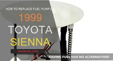 Replacing Fuel Pump in '99 Toyota Sienna: Step-by-Step Guide