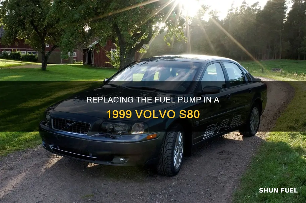 how to replace fuel pump on 1999 volvo s80