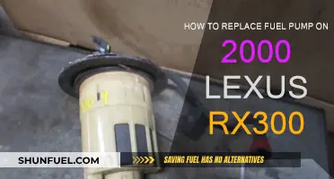 Replacing the Fuel Pump on a Lexus RX300: Step-by-Step Guide