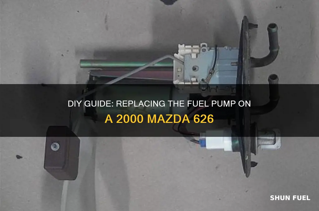 how to replace fuel pump on 2000 mazda 626