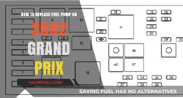 DIY Guide: Replacing the Fuel Pump on a 2002 Grand Prix