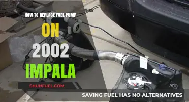 DIY Guide: Replacing the Fuel Pump on a 2002 Impala