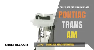 DIY Guide: Replacing the Fuel Pump on a 2002 Pontiac Trans Am