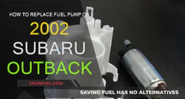 Replacing Fuel Pump in 2002 Subaru Outback: Step-by-Step Guide