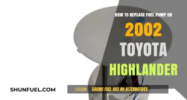 DIY Guide: Replacing the Fuel Pump on a 2002 Toyota Highlander
